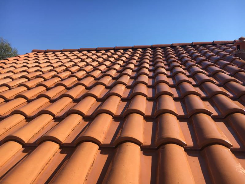 Toiture nettoyée sur le Bassin d'Arcachon