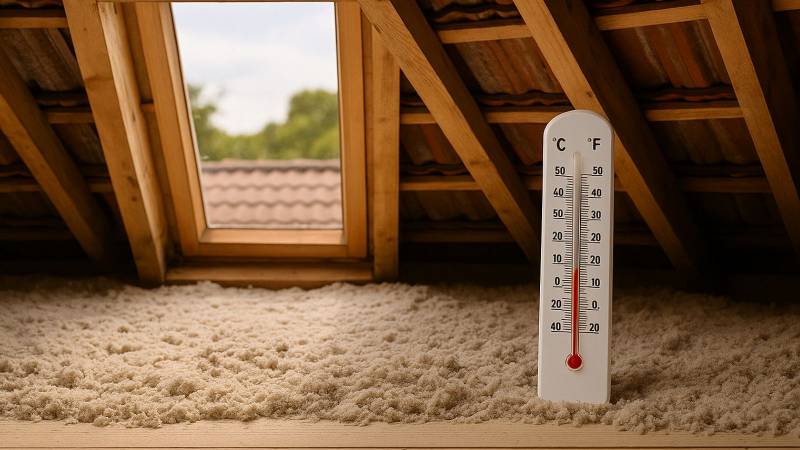 Combles isolés pour limiter la chaleur estivale à Arcachon