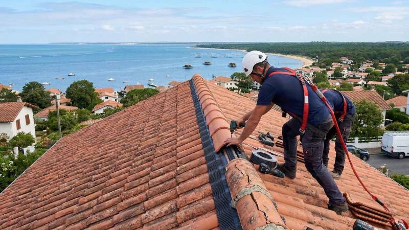 Remplacement de faîtage